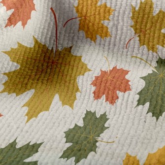 Falling Maple Leaves In Autumn Terry