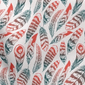 Fluorescent Color Feathers Stretch Ponte