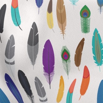 Various Feathers Stretch Ponte