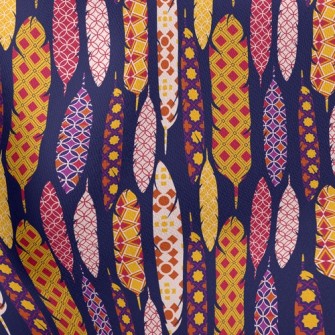 Vintage Feathers Stretch Ponte