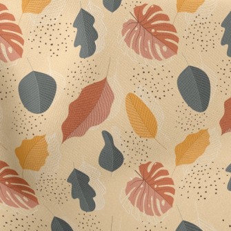 Leaf Silhouette Stretch Ponte