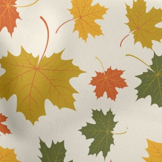 Falling Maple Leaves In Autumn Stretch Ponte