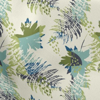 Artistic Splash Leaves Stretch Ponte