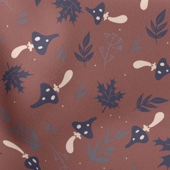 Mushrooms And Fallen Leaves Stretch Ponte