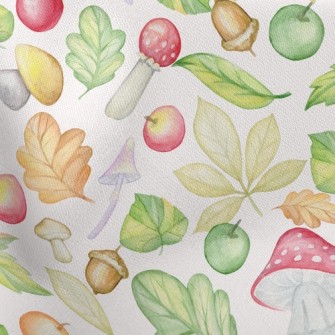 Rich Fruits And Vegetables In  Stretch Ponte