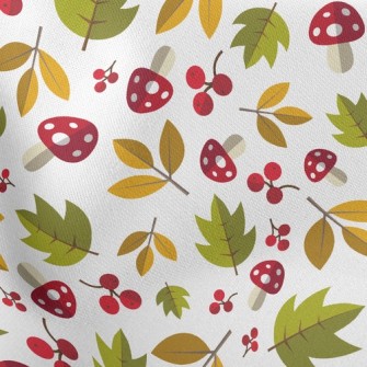 Poisonous Mushrooms And Leaves Stretch Ponte