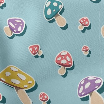 Colorful Mushrooms Stretch Ponte