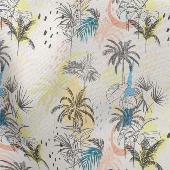 Hand Drawn Palm Trees Stretch Ponte