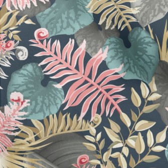 Tropical Psychedelic Plants Micro Fleece