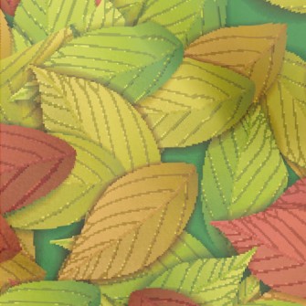 Autumn Leaves Micro Fleece