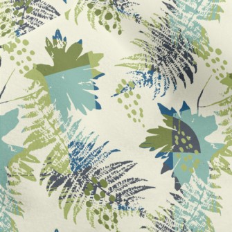 Artistic Splash Leaves Micro Fleece