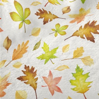 Elegant Autumn Leaves Minky