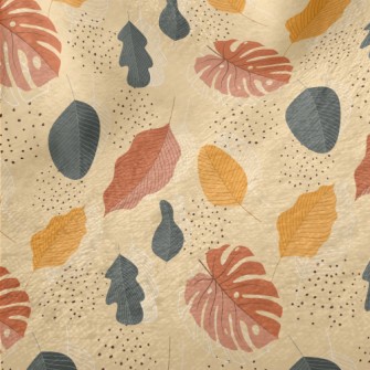 Leaf Silhouette Minky