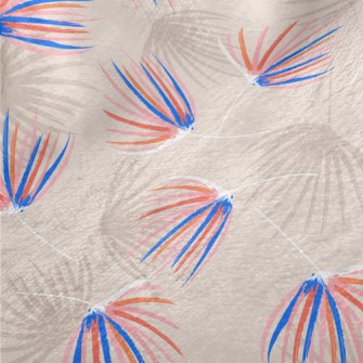 Soft Palm Leaves Minky