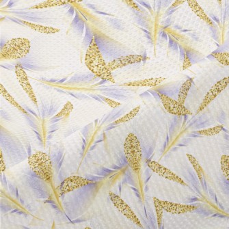 Golden Feather Piqué