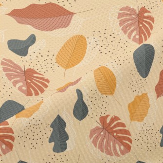 Leaf Silhouette Piqué