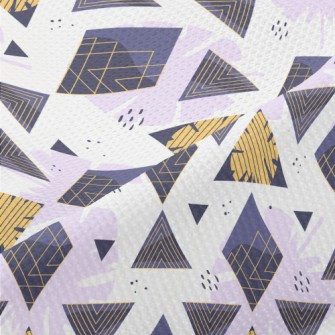 Leaves And Triangles Piqué