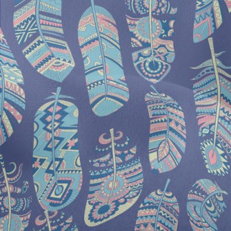 Ethnic Hippie Feather Lightweight Performance Linen