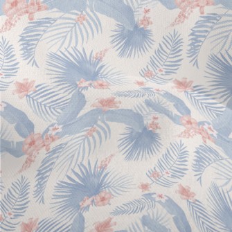 Coniferous Forest And Hibiscus Lightweight Performance Linen