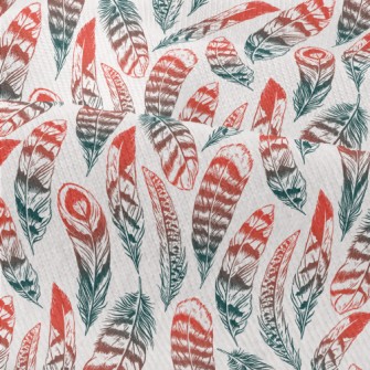 Fluorescent Color Feathers Modern Jersey