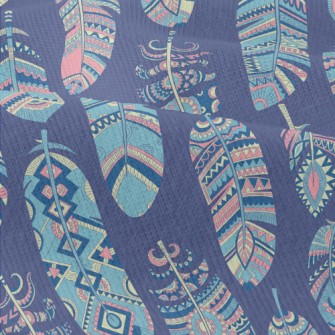 Ethnic Hippie Feather Modern Jersey