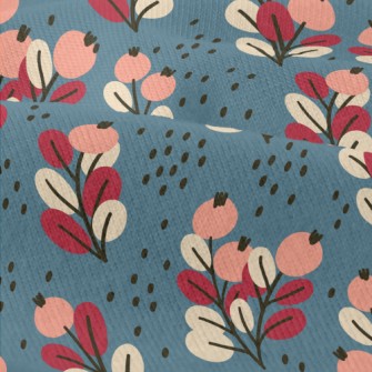 Small Orange Flowers Modern Jersey