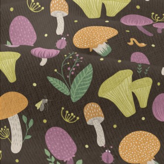 Butterfly Bug Mushroom Modern Jersey