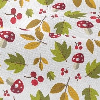 Poisonous Mushrooms And Leaves Modern Jersey