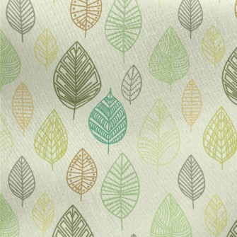 Leaf Arranging Station Jersey Backed Fleece