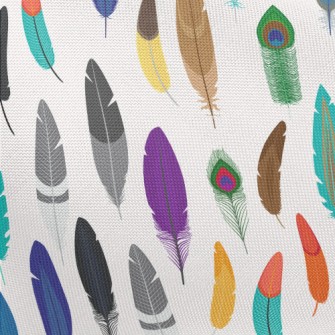 Various Feathers Pongee