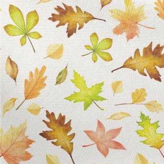Elegant Autumn Leaves Pongee