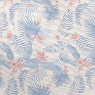 Coniferous Forest And Hibiscus Pongee
