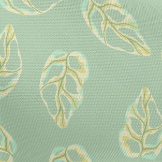 Monstera Leaves Pongee