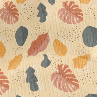 Leaf Silhouette Stretch Jersey