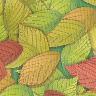 Autumn Leaves Stretch Jersey