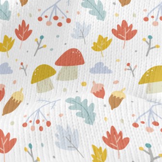 Cartoon Hazelnut Mushroom Stretch Jersey