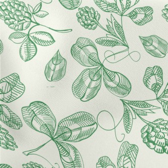 Jumping Flowers Berries Lightweight Cotton Poplin