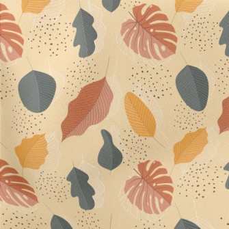 Leaf Silhouette Lightweight Cotton Poplin