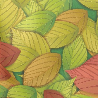 Autumn Leaves Lightweight Cotton Poplin