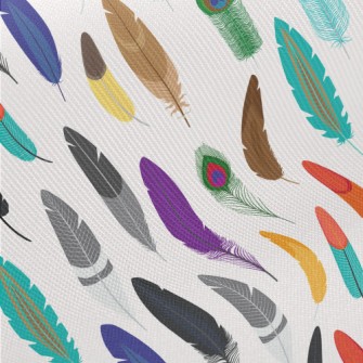 Various Feathers Midweight Cotton Poplin