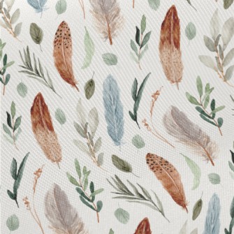 Bohemian Feather Midweight Cotton Poplin