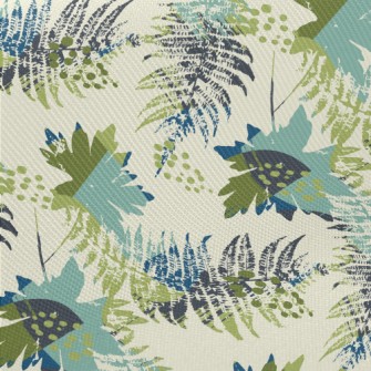 Artistic Splash Leaves Midweight Cotton Poplin