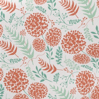 Hydrangea Leaves Midweight Cotton Poplin