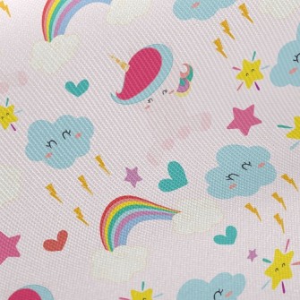 Pink Unicorn Twill