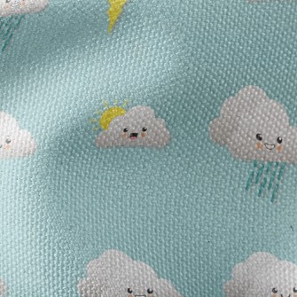 Meteorological Emoticons Waterproof Canvas