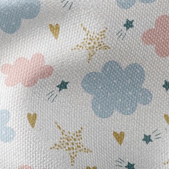 Love Little Clouds Waterproof Canvas