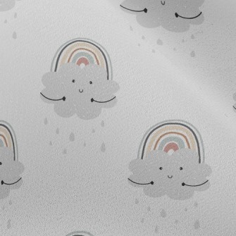 Cloudy And Dark Clouds Chiffon