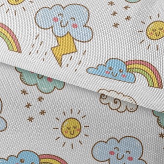 Emoji Weather Map Waterproof Oxford