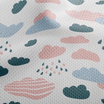 Rainy Day Athletic Mesh Flat Back