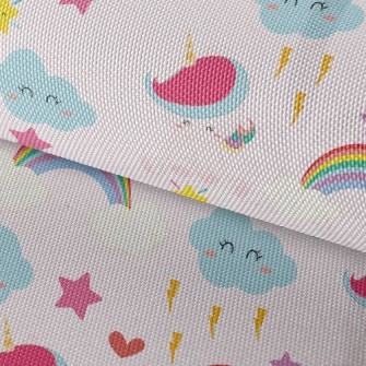 Pink Unicorn Waterproof Oxford